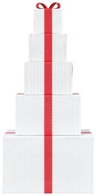Decoração de Natal caixa de presente 250 LED branco quente