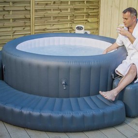 Rebordo insuflável Lay-Z-Spa p/ banheira hidromassagem redonda
