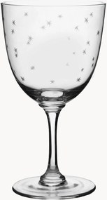 Copos de vinho em cristal artesanal Stars, conjunto de 2