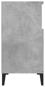 Aparador 60x35x70 cm derivados de madeira cinzento cimento