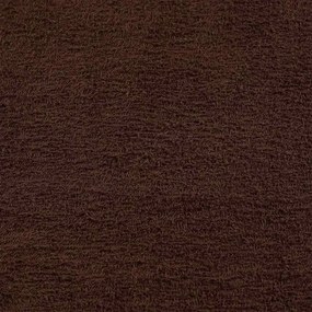 Toalhas de bidé 2 pcs 30x50 cm 360 gsm 100% algodão castanho