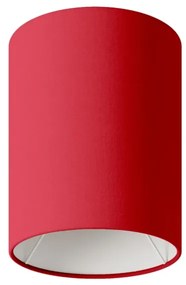 Abajur Cilindro S em tecido com encaixe E27 - Fabricado em Itália