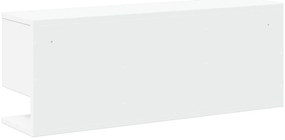 Armário parede 80x20x30 cm derivados de madeira branco