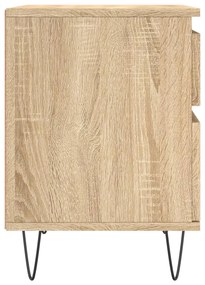 Mesa de cabeceira 40x35x50 cm derivados madeira carvalho sonoma