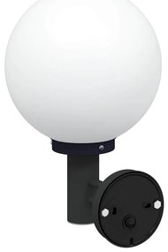 Luz de Parede Externa Preto Aço Inox IP44