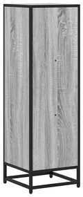 Estante 33,5x33x107,5 cm derivados de madeira cinzento sonoma