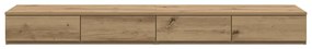 Camas de armazenamento Carvalho Artisan 160x36,5x16,5 cm Madeira desen