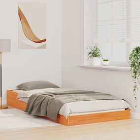 Estrutura da Cama Castanho-mel 100 x 220 cm