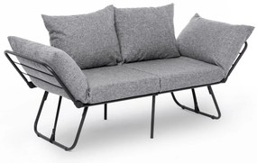 Sofá-Cama 2 Lugares Viper – Cinzento Claro – 150x78x60 cm