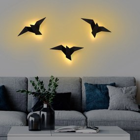 Lâmpada de Parede Pacali – Preto – 56cm x 14cm x 24cm