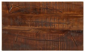 vidaXL Tampo de mesa retangular 60x30x3,8 cm madeira recuperada maciça