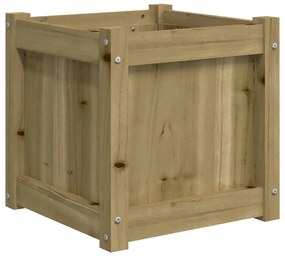 Vasos/floreiras de jardim 2 pcs madeira de pinho impregnada