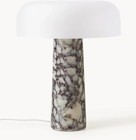 Candeeiro de mesa com base em mármore Carla