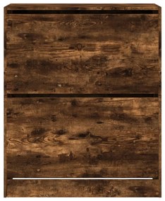 Sapateira 80x34x96,5 cm derivados de madeira carvalho fumado