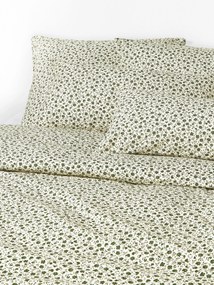 Capa de edredão em algodão lavado com padrão floral Nolana