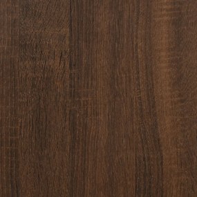 Mesa de apoio 35x30x60cm derivados de madeira carvalho castanho