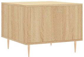 Mesa de centro 50x50x40 cm derivados de madeira carvalho sonoma