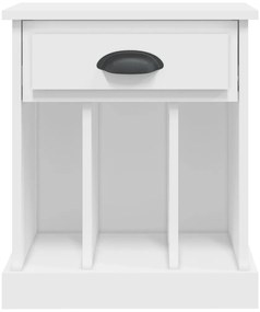 Mesas de cabeceira 2 pcs 43x36x50 cm branco