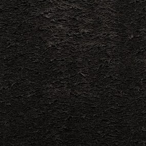 Tapete pelo curto macio e lavável HUARTE Ø 160 cm preto