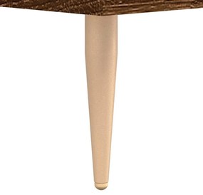 Mesa de centro 102x50x40 cm derivados madeira carvalho castanho