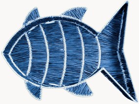 Cesto artesanal em ráfia Fish