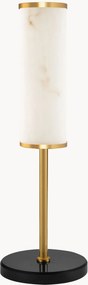 Candeeiro de mesa LED com aspeto de alabastro Nolia