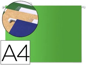 Capas de Suspensão Din A4 Kraft Verde