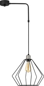 Candeeiro de Teto Maden – Preto – 43 x 33 cm