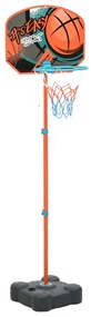 vidaXL Conjunto jogo de basquetebol portátil ajustável 109-141 cm