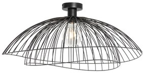 Candeeiro de teto design preto 66 cm - Pua Design