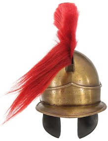 Capacete de soldado grego réplica LARP aço bronze