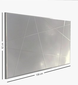 Espelho A331D – Prateado – 130 cm x 62 cm x 2,2 cm