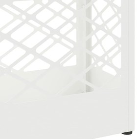Suporte de Guarda-Sol Treliça Branco 28 x 12 x 41 cm Aço