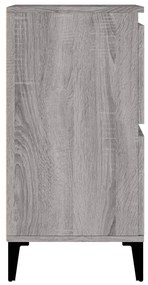 Aparador 60x35x70 cm derivados de madeira cinzento sonoma