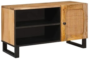 vidaXL Gabinete para TV com armazenamento Castanho 80 x 33 x 46 cm