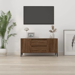 Móvel p/ TV 102x44,5x50 cm derivados madeira carvalho castanho