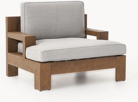 Cadeira de jardim com braços em madeira de acácia Joshua