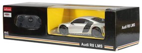 Carro Telecomandado Audi R8 LMS 1:24 2,4Ghz Prateado