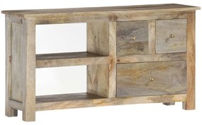 Móvel de TV 100x30x55 cm madeira de mangueira maciça