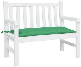 Almofadão p/ banco de jardim 100x50x7cm tecido oxford verde