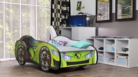 Cama Infantil Crianças Oferta Colchão Espuma Racing Car Herois 140 x 70 - HULK VERDE