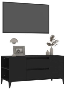 Móvel para TV 102x44,5x50 cm derivados de madeira preto