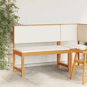 Banco de Jardim vidaXL com Almofadas 100x50x91 cm Madeira Maciça de Acácia