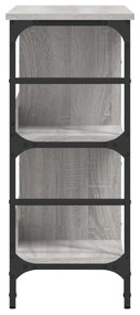 Aparador 102x32x73,5 cm derivados de madeira cinzento sonoma