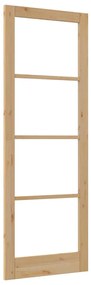 porta interna com vidro "ORKDAL" 83x232x4 cm de madeira sólida de pinh