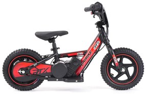 Bicicleta eléctrica para crianças RIRIBIKE RTX3 24V (12"), Batería de litio, Motor de 100W, Travão de disco vermelha