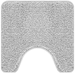 Tapete de Banho U-Shape Cinza 50x50 cm Polipropileno Antiderrapante