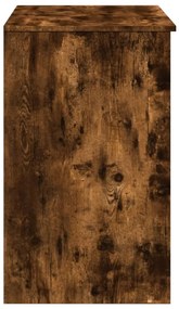 Toucador com espelho 73x46,5x120 cm cor carvalho fumado