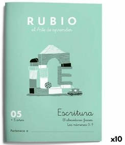 Writing And Calligraphy Notebook Rubio Nº05 Espanhol 20 Folhas 10 Unidades