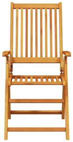 Conjunto de Jantar ao Ar Livre 5 pcs Madeira Natural Grande